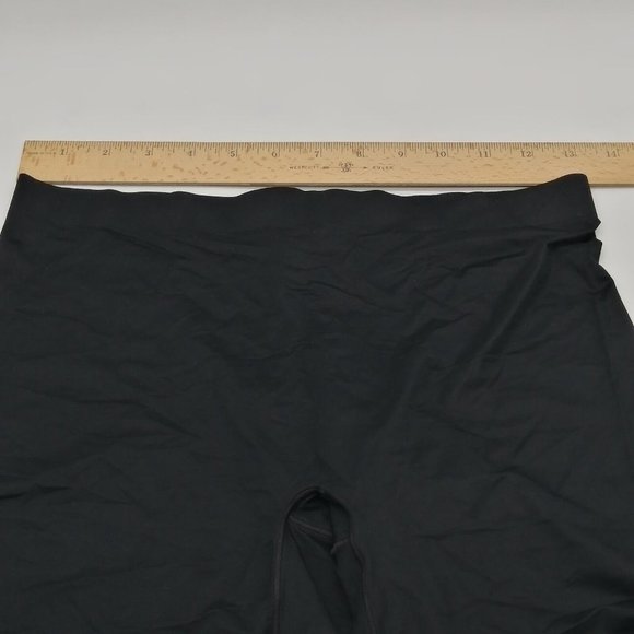Nearly Nude Womens Panties Black Tap Pants Nylon Blend Cotton Liner M/L NEW - Picture 3 of 9